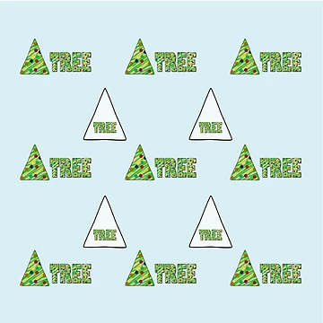 Artwork thumbnail, Tree pattern by Gaillycools