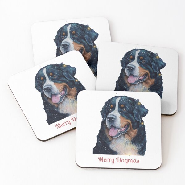 Item preview, cute bernese mountain christmas lights bernese mountain dog lover xmas 05 designed and sold by printiesart.