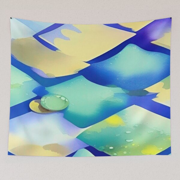 Item preview, Cosmic Dialogue - Colorful Diamond Shape Pattern designed and sold by bandjdesigns.