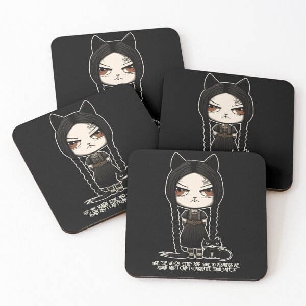 Item preview, Wednesday Addams as Cat 4 designed and sold by TheSamuraiCat.