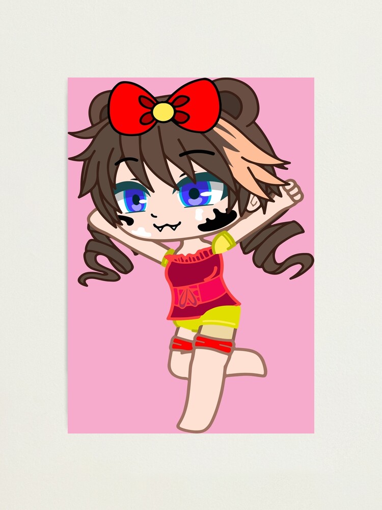 Chibi Girl Gacha Club Cheerful Rabbit - Happy Girl Sweet Star - Chibi Girl  Gacha Life Cheerful Anime - Gacha Club Dolls Baby T-Shirt by gachanime