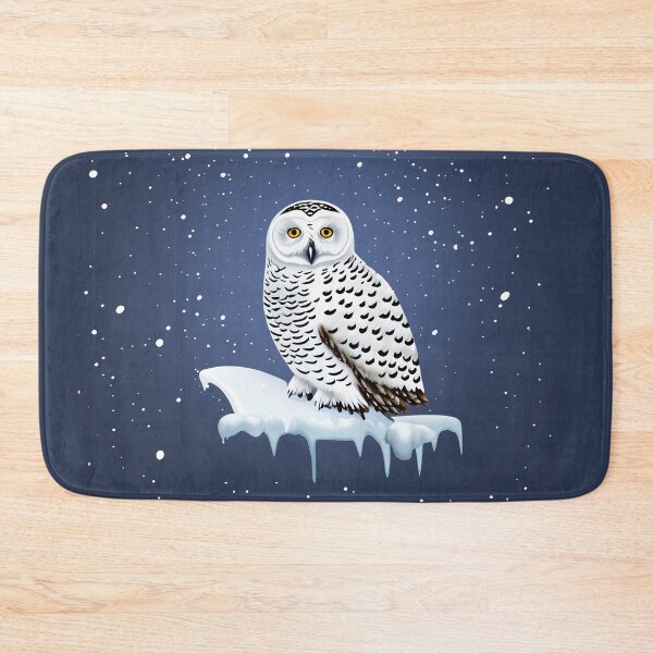 Item preview, Winter nights snowy owl, winter forest in the nights, perfect for natura lovers designed and sold by Collagedream.