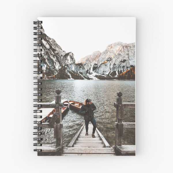 Item preview, man at braies lake designed and sold by franckreporter.