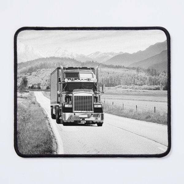 Item preview, Trucking Through the Mountains Monochrome designed and sold by Taina Sohlman.