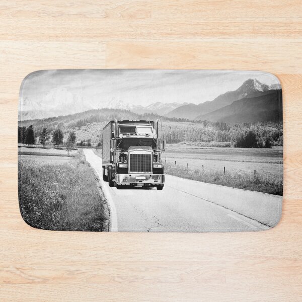 Item preview, Trucking Through the Mountains Monochrome designed and sold by Taina Sohlman.