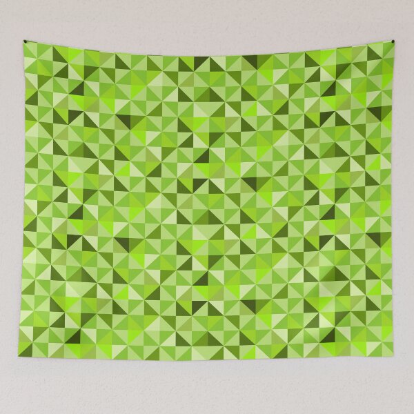 Item preview, Green Triangle Pattern designed and sold by stylebytara.