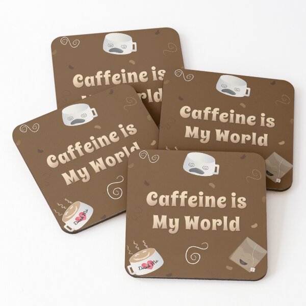 Item preview, Caffeine is My World designed and sold by JillPillDesign.