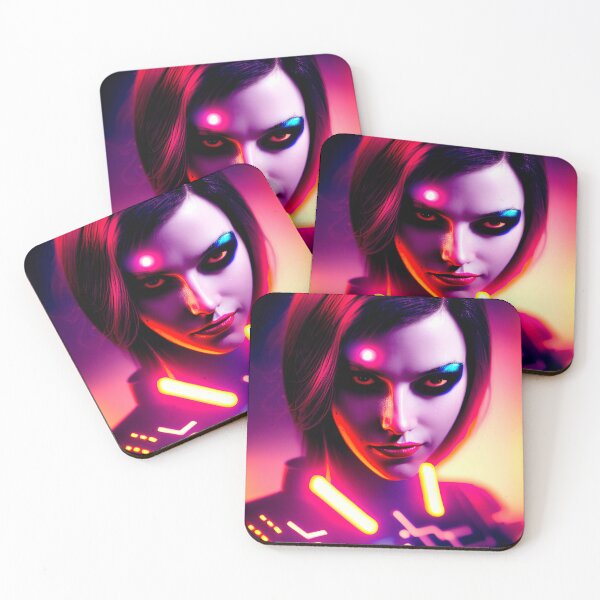 Item preview, Cyberpunk Hotties (25) - Beautiful Sci fi Women designed and sold by TheThirdEye.