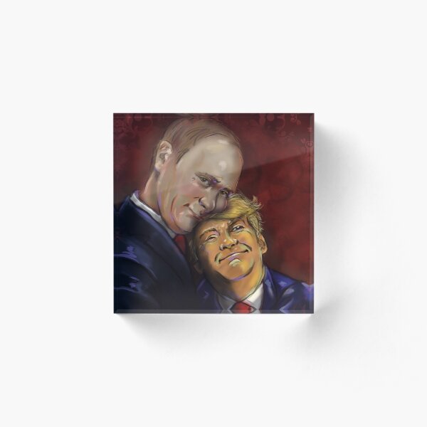Political Valentines by Wesly Alvarez Acrylic Block