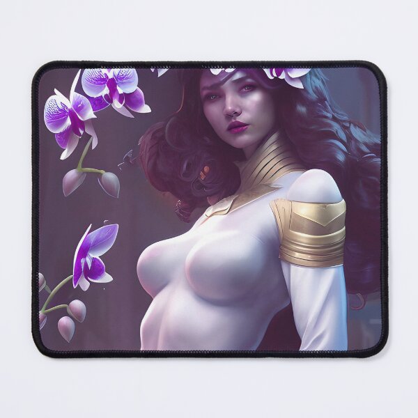 Item preview, Fantasy Moon Knight Warrior Princess with Orchids designed and sold by OrphicStudio.