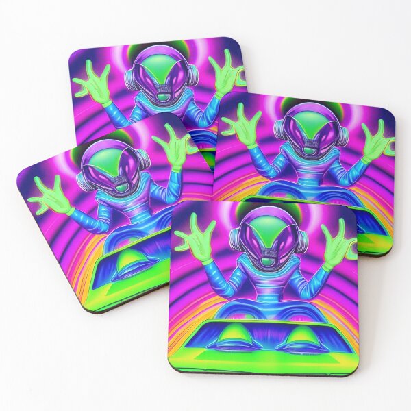 Item preview, Funny Alien Art. Trippy alien driving car designed and sold by Neo-Expression.