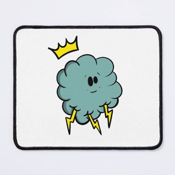 Item preview, Doodle cloud and lightning bolts designed and sold by FrenchDoodle.