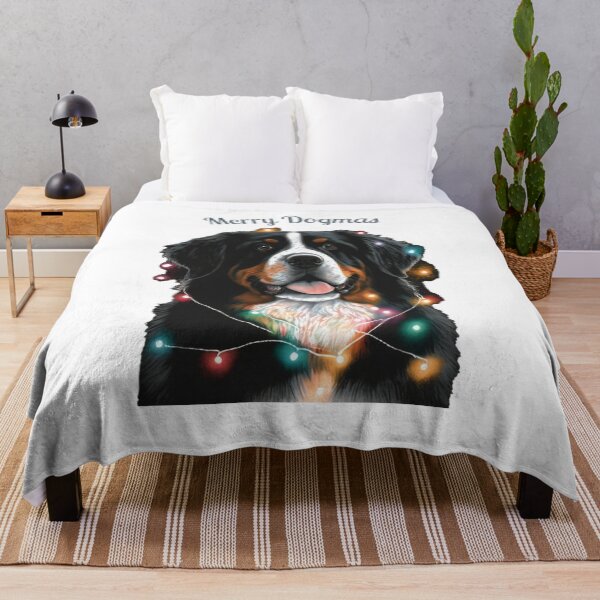 Item preview, cute bernese mountain christmas lights bernese mountain dog lover xmas 08 designed and sold by printiesart.