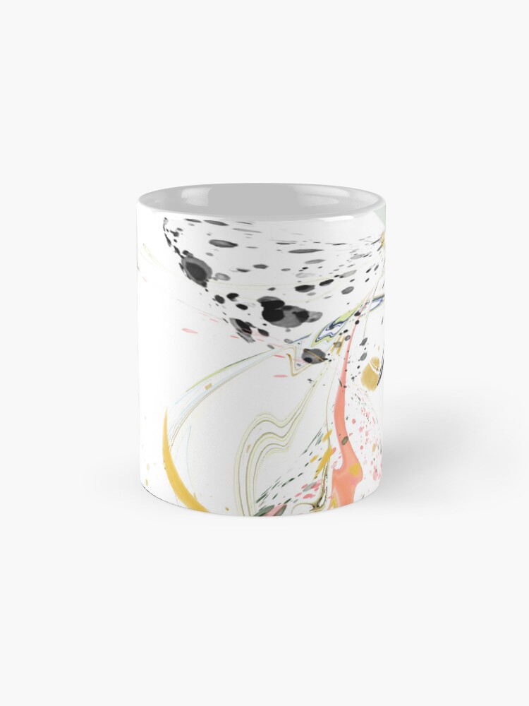 Alternate view of Color Spots. Traces - Abstract Lines and Shapes Coffee Mug