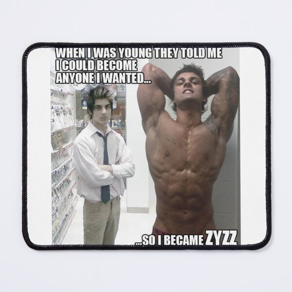 Item preview, So I Became Zyzz Meme designed and sold by Trumpsyy.