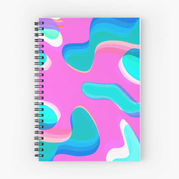 Item preview, Multicolor Neon Pink, Turquoise, Blue and Pink Bubbly Pattern Design designed and sold by theprintedclub.