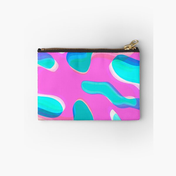 Item preview, Multicolor Neon Pink, Turquoise, Blue and Pink Bubbly Pattern Design designed and sold by theprintedclub.