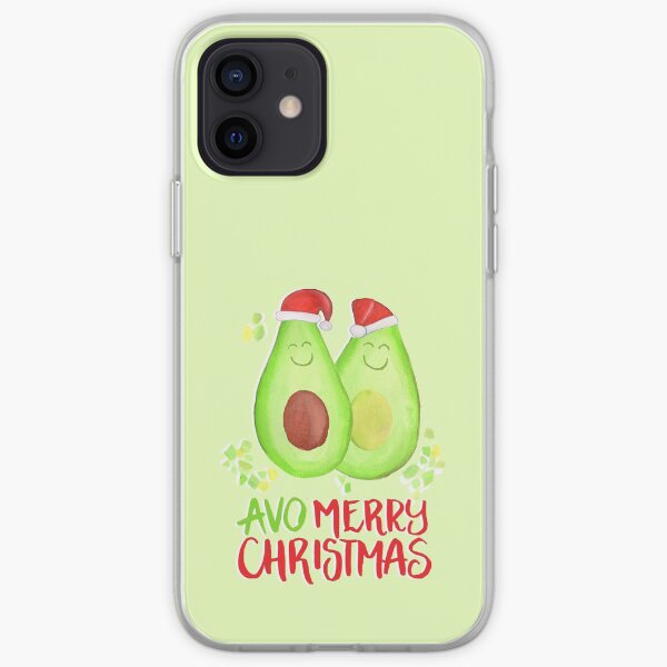 Avocado - Avo Merry Christmas iPhone Soft Case