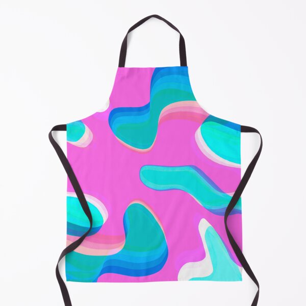 Item preview, Multicolor Neon Pink, Turquoise, Blue and Pink Bubbly Pattern Design designed and sold by theprintedclub.