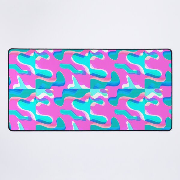 Item preview, Multicolor Neon Pink, Turquoise, Blue and Pink Bubbly Pattern Design designed and sold by theprintedclub.