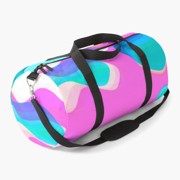 Item preview, Multicolor Neon Pink, Turquoise, Blue and Pink Bubbly Pattern Design designed and sold by theprintedclub.