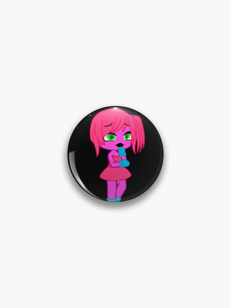 Gacha club girl. Ponytail style girl with pink lock. Gacha girl in  sweatshirt. Greeting Card by gachanime
