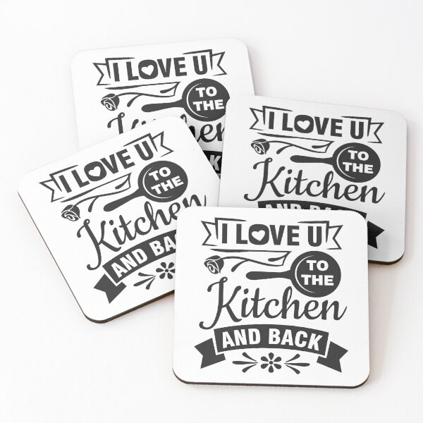 Item preview, Kitchen Lover Quotes :Cooking love I love you to the kitchen and back  designed and sold by sweary12.