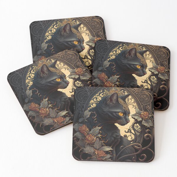 Item preview, Sigrid The Black Cat 2 designed and sold by idreamaboutcats.