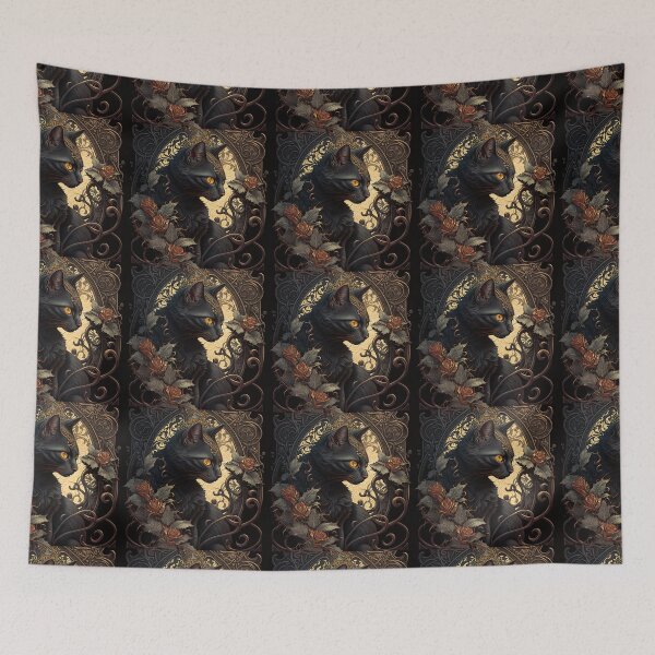 Item preview, Sigrid The Black Cat 2 designed and sold by idreamaboutcats.