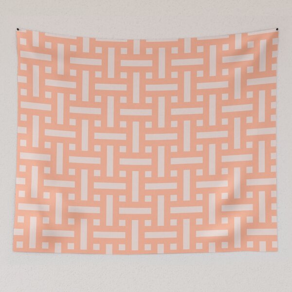 Item preview, Pastel Pink Herringbone Pattern ,herringbone brick pattern, designed and sold by Tamas Das.