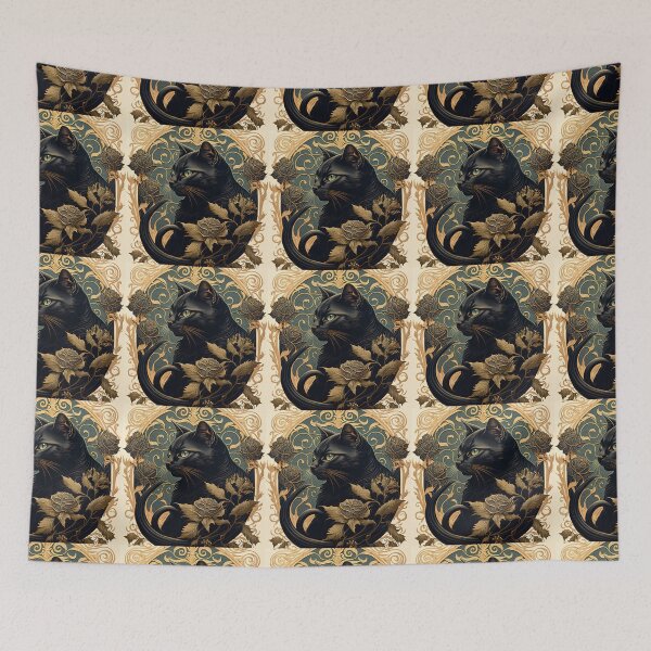 Item preview, Sigrid The Black Cat 6 designed and sold by idreamaboutcats.