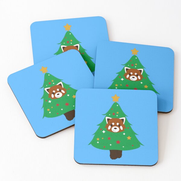 Item preview, Red panda disguised as a Christmas tree designed and sold by Samuel-Ruhland.