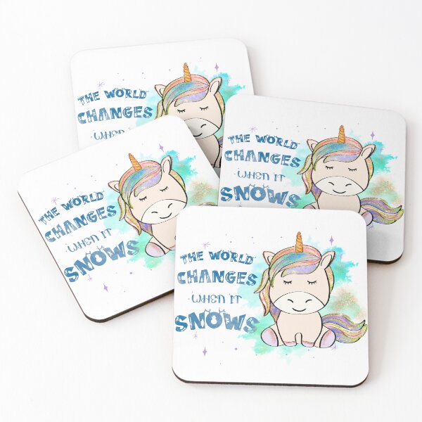 Item preview,  Winter Unicorn- The World Changes When It Snows designed and sold by badretop.