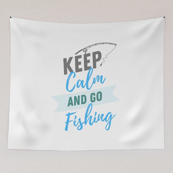 Item preview, keep calm and go fishing designed and sold by rahul95.