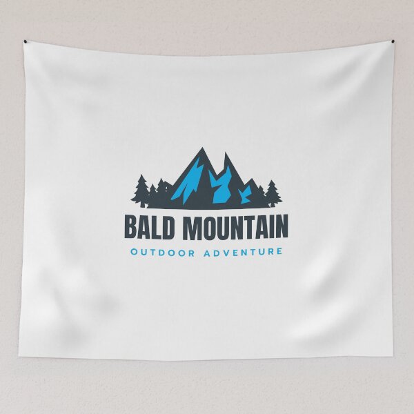 Item preview, Bald Mountain in Clearwater Mountains, Idaho, USA, North America - Mountain Outdoor Adventure Snowboard Ski Resort Vintage Logo designed and sold by Vintage-TM.