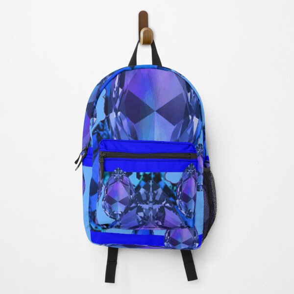 Item preview, BLUE-PURPLE GEMS PATTERN BLUE ART designed and sold by sharlesart.