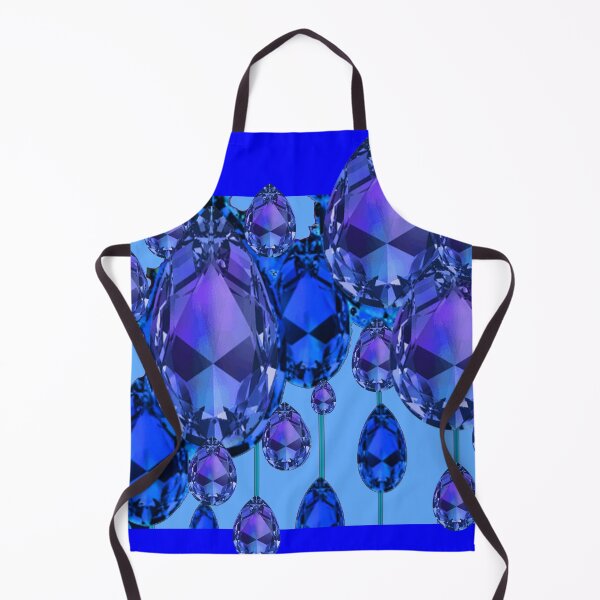 Item preview, BLUE-PURPLE GEMS PATTERN BLUE ART designed and sold by sharlesart.