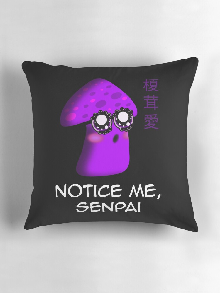 Thumbnail 3 of 4, Pillow, Mushroom Love (Nani) designed and sold by batweasel.