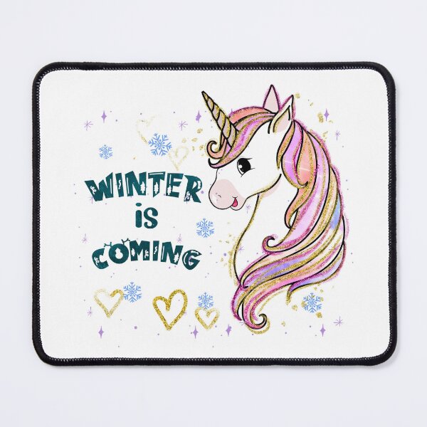 Item preview, Winter Unicorn- Winter Is Coming designed and sold by badretop.