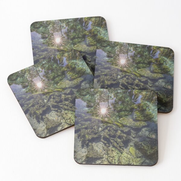 Item preview, Sun reflection in natural thermal pool designed and sold by Justin Mckinney.