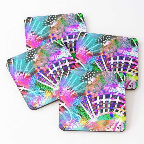 Item preview, Expressive winter colorful pattern  designed and sold by kMariaART.