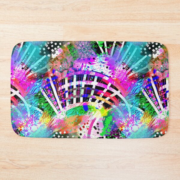 Item preview, Expressive winter colorful pattern  designed and sold by kMariaART.