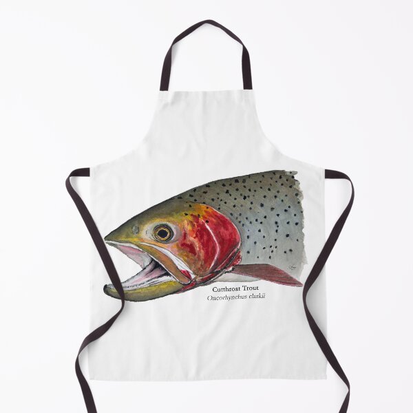Item preview, Cutthroat Trout Head Painting designed and sold by Stephen Emms.