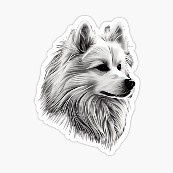 Item preview, American Eskimo Dog designed and sold by MimozaStudio.