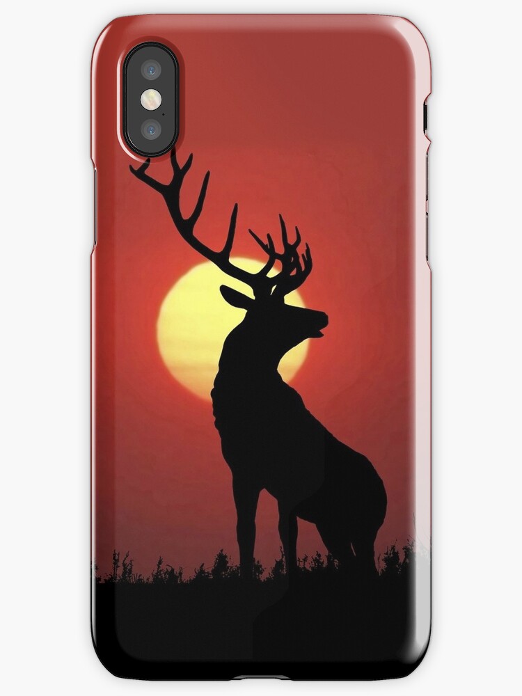 "Elk" iPhone Cases & Skins by rapplatt Redbubble