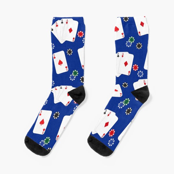 casino pattern Socks
