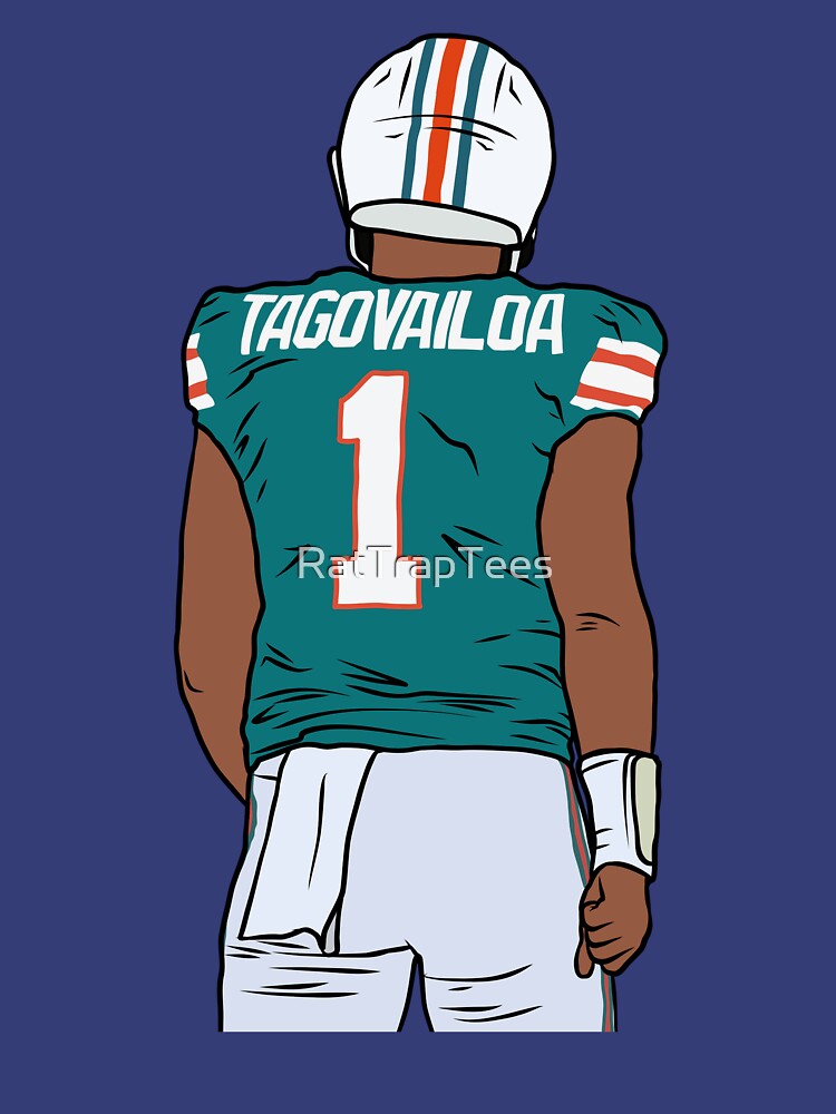 Tua Tagovailoa Back-To Essential T-Shirt for Sale by RatTrapTees