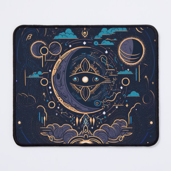 Item preview, Celestial Moon print will add a touch of whimsy and charm to your home or office. designed and sold by ToucanKrafts.