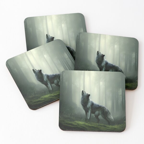 Item preview, Howling wolf at midnight designed and sold by brandway.