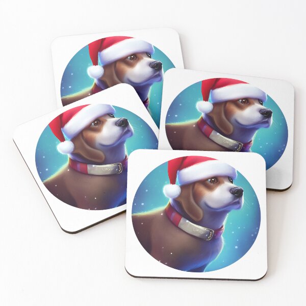 Artikelvorschau, Nettes Hundeweihnachten entworfen und verkauft von ArtificialCraft.